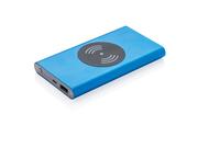 4.000 mAh powerbank met 5W draadloos opladen-functie, blauw